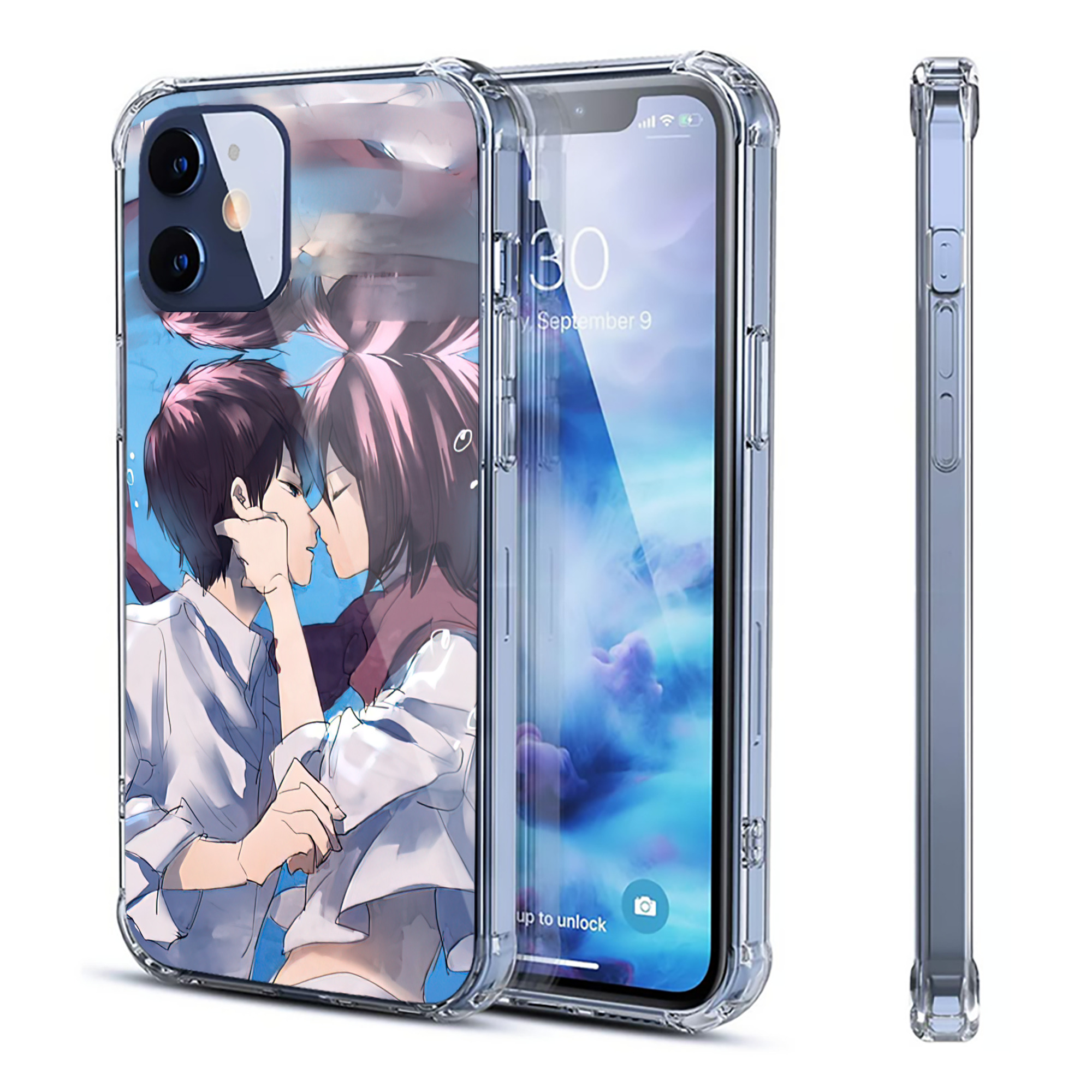 （画像用） 進撃の巨人 Attack on Titan 【iPhone 12シリーズ対応】透明スマホケース（クリアソフトケース）